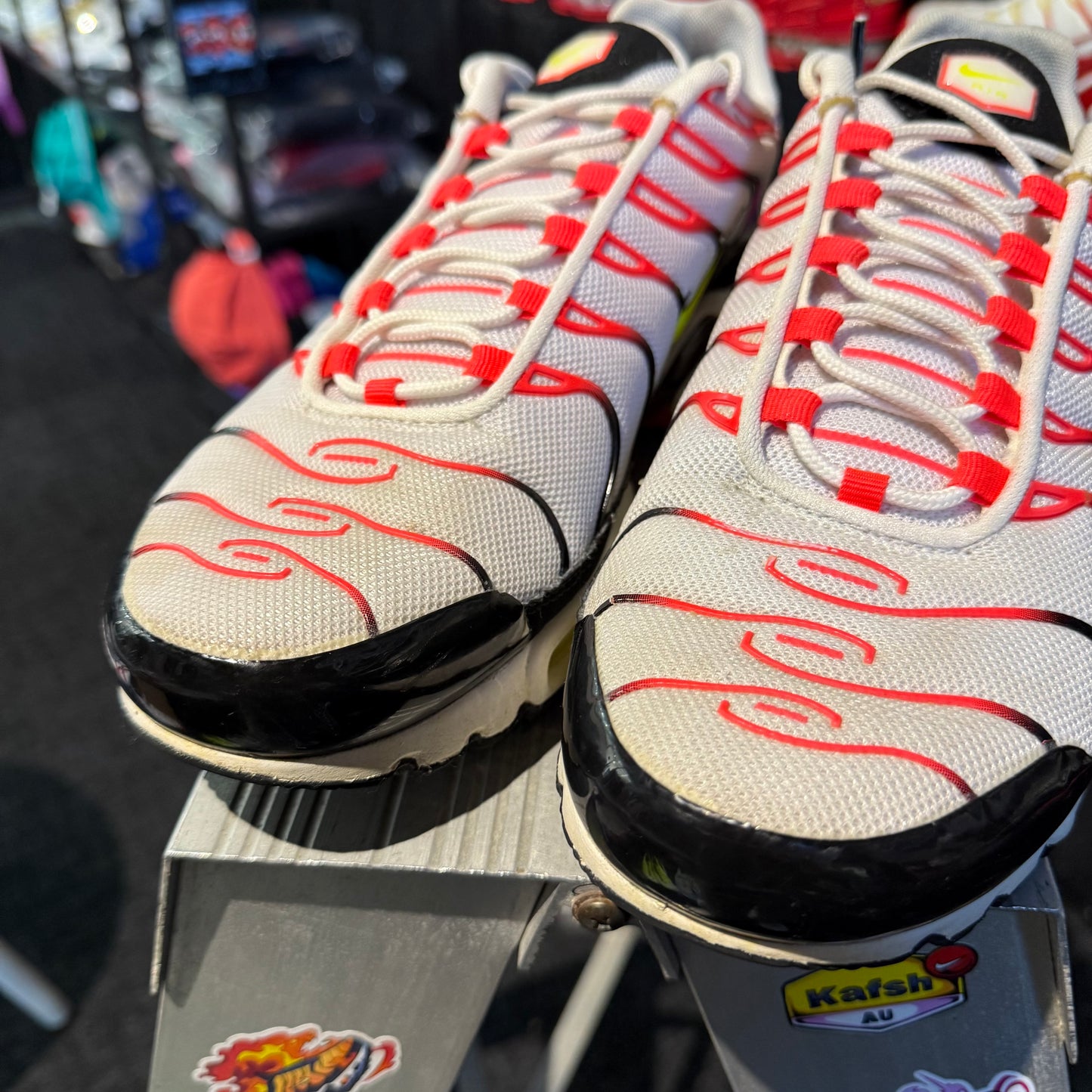 Nike Air Max Plus 'TN' White Crimson Venom (Second hand)