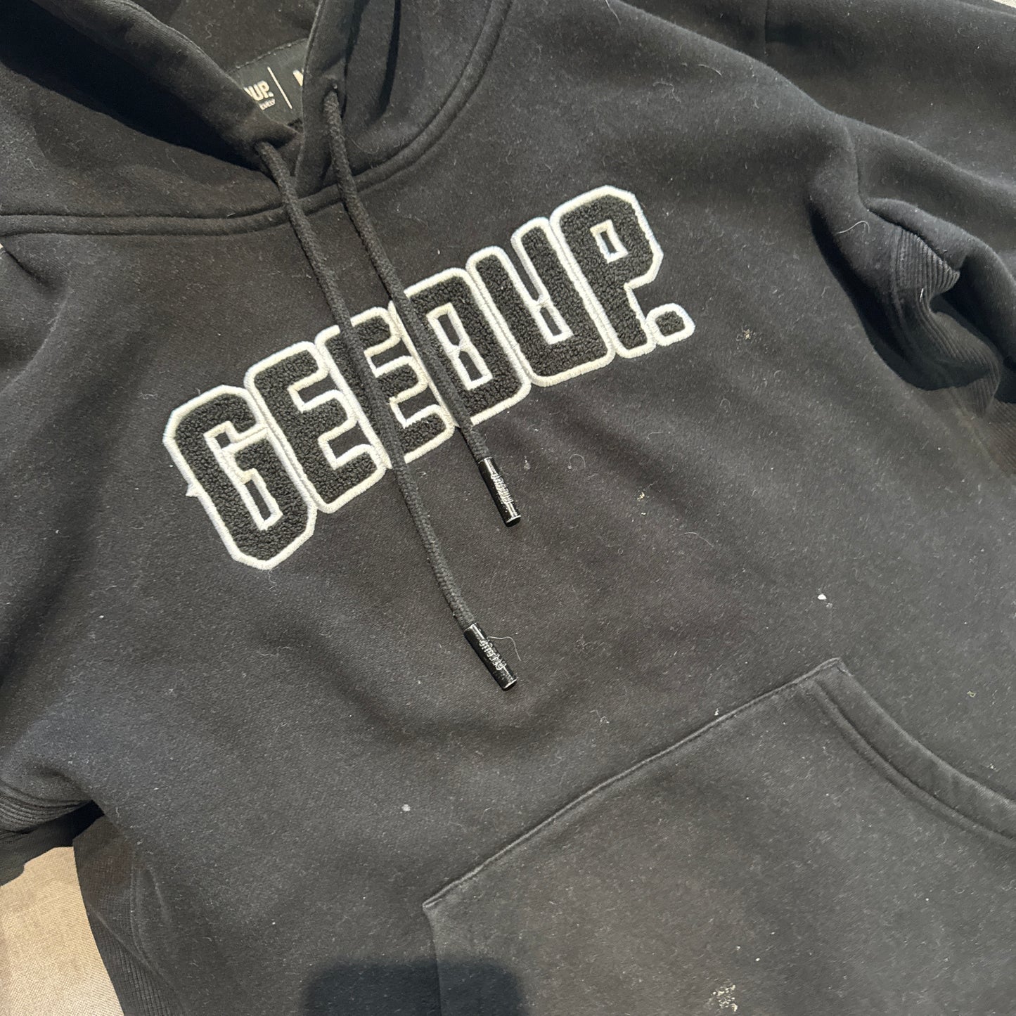 Geedup Play For Keeps Hoodie 'Black Black White' (Second hand)