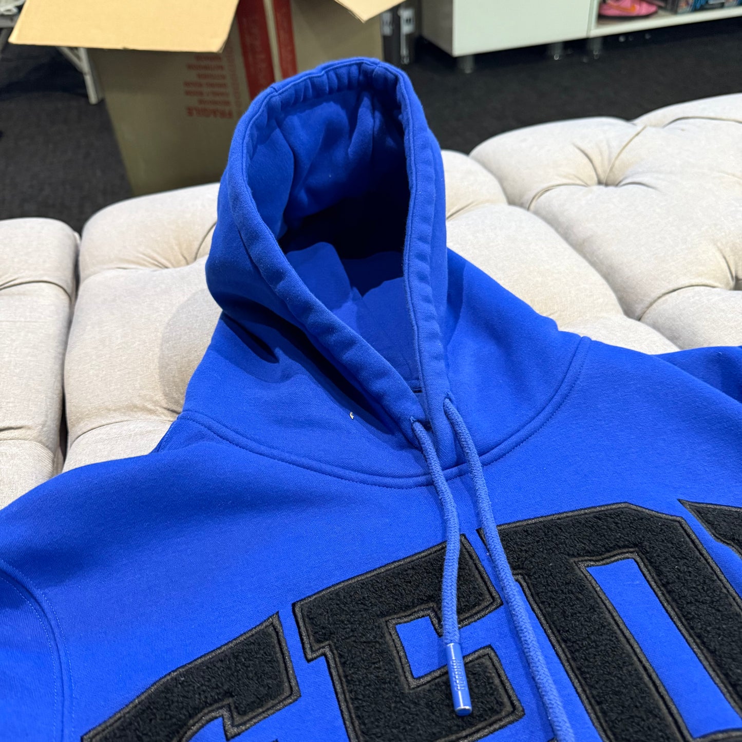 Geedup Team Logo Hoodie 'Blue Black' (Second hand)