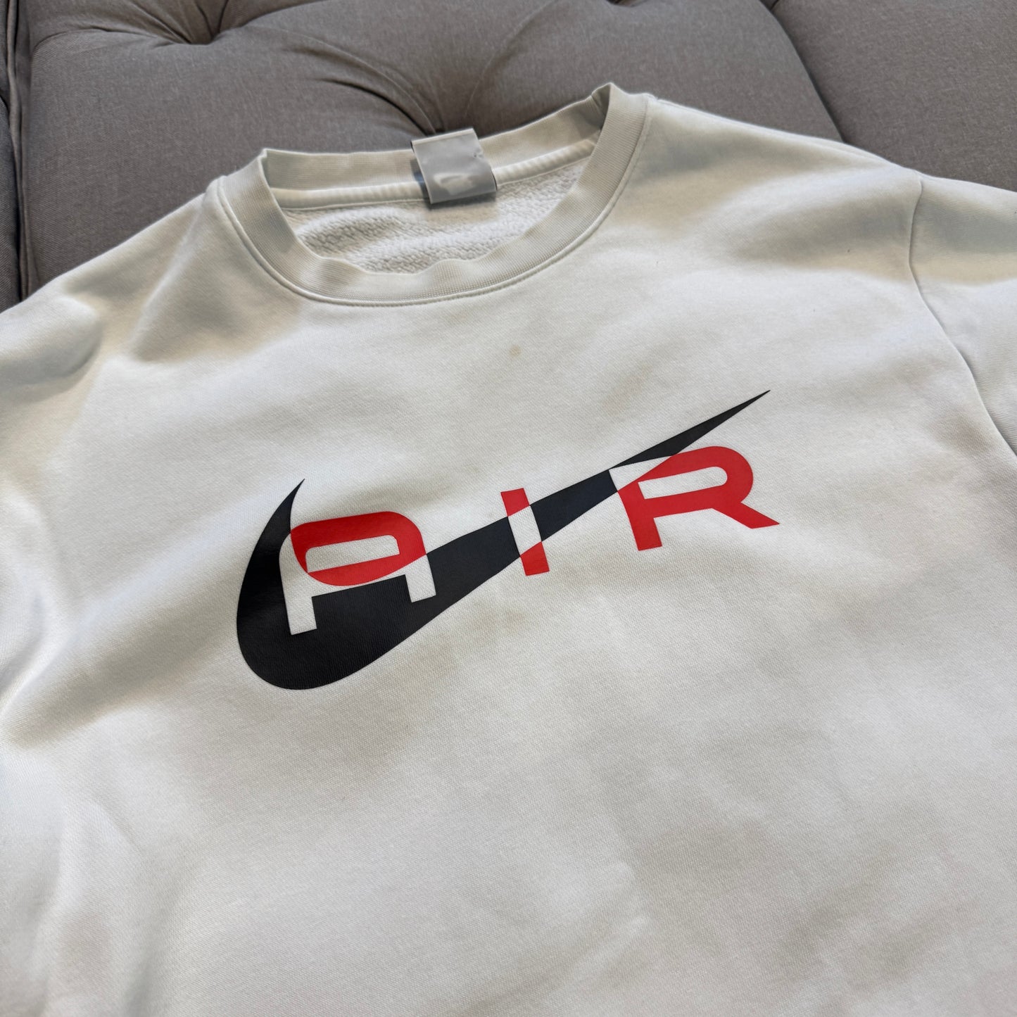 Nike Air Crewneck 'White Red Black' (Second hand)