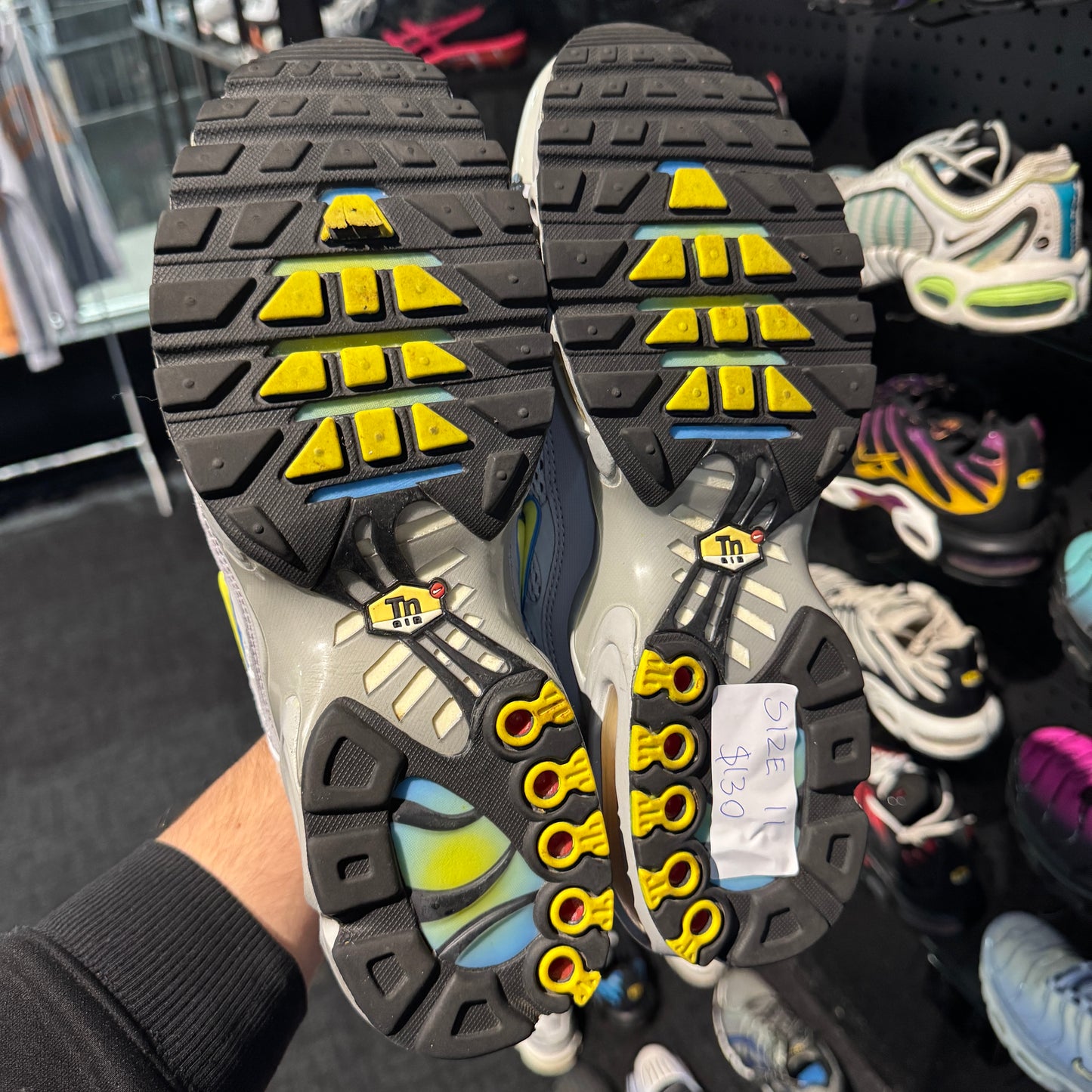 Nike Air Max Plus 'TN' Toggle Utility Grey Yellow (Second hand)