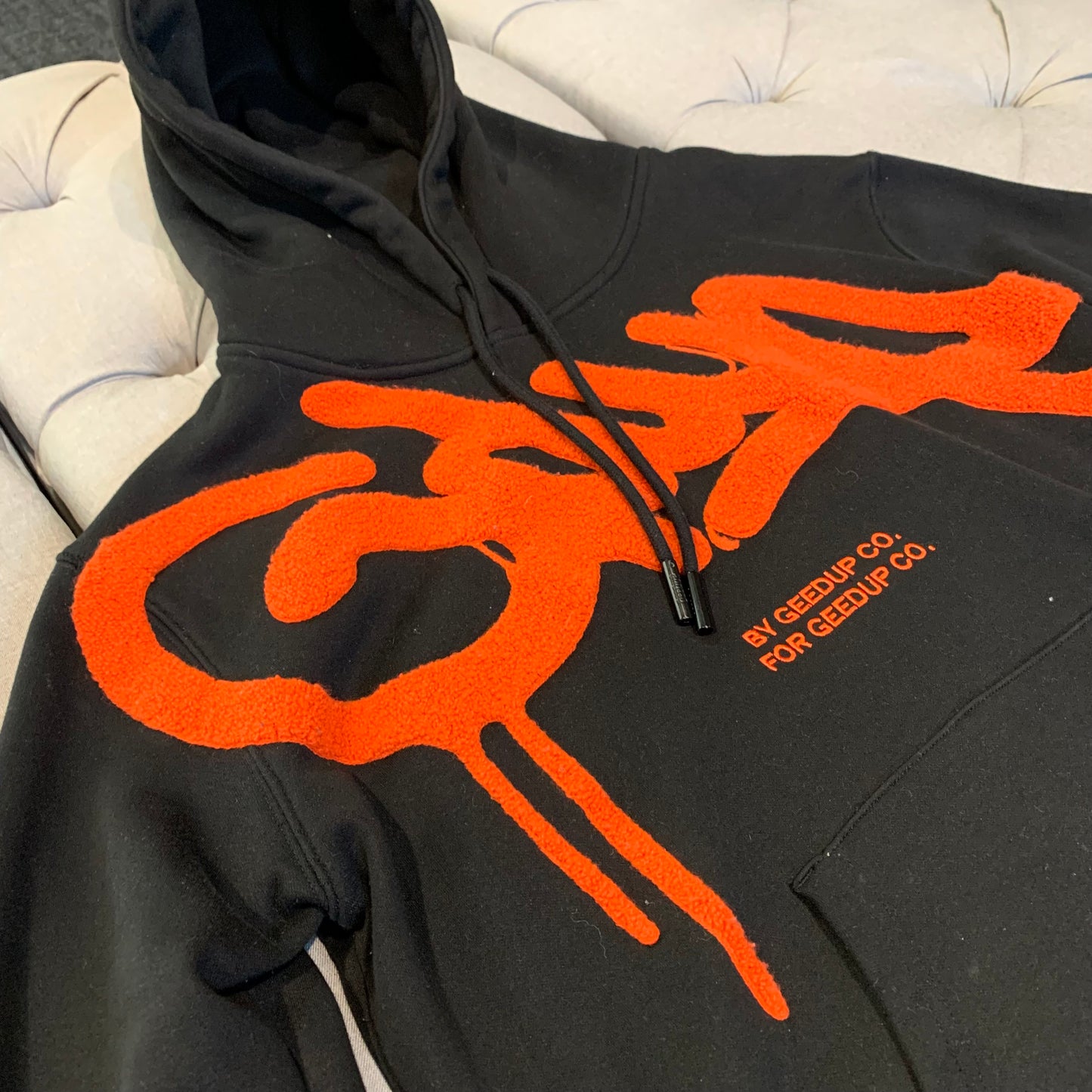 Geedup Handstyle Hoodie ‘Burnt Orange’ (Second hand)