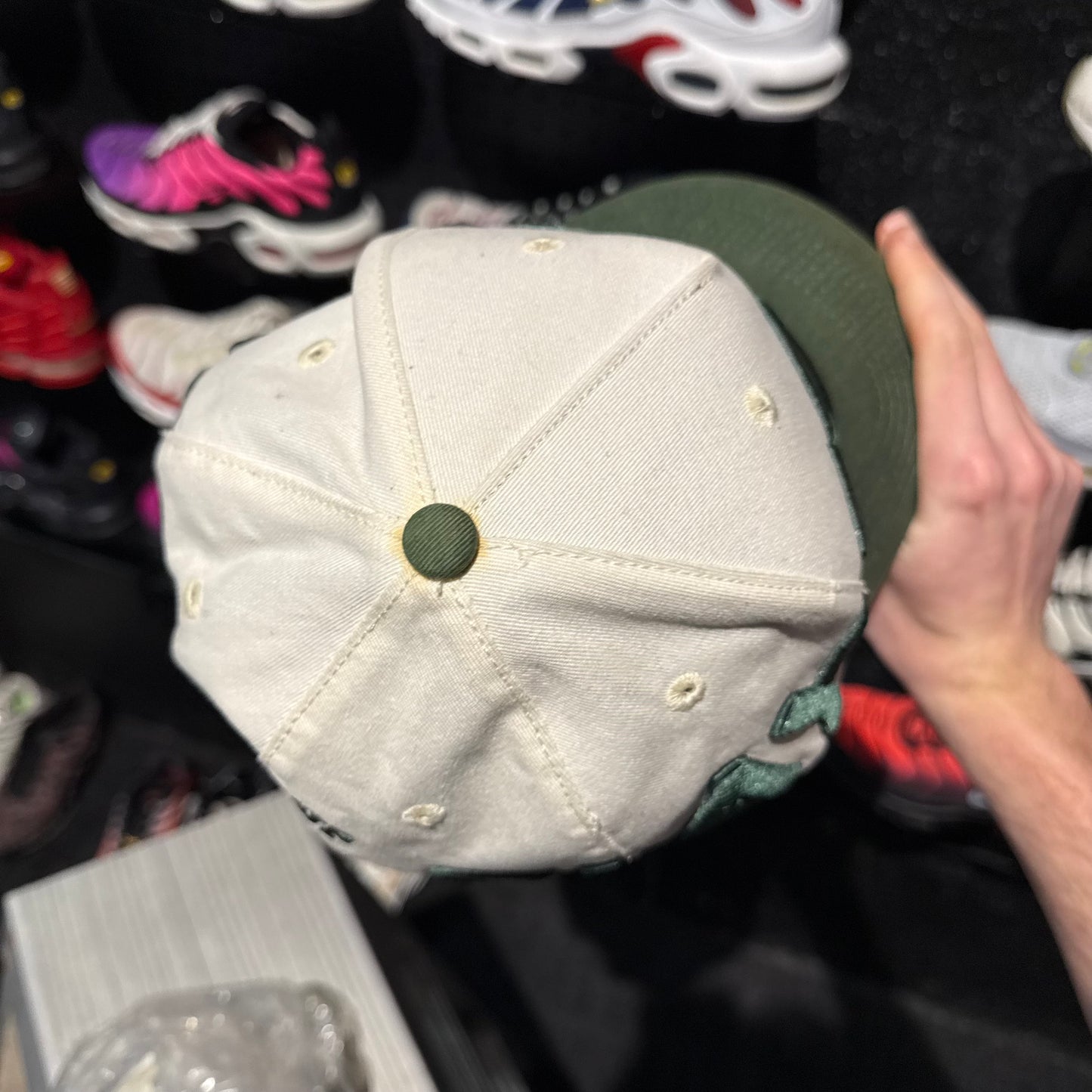 Geedup PFK Cap 'Green White' (Second hand)
