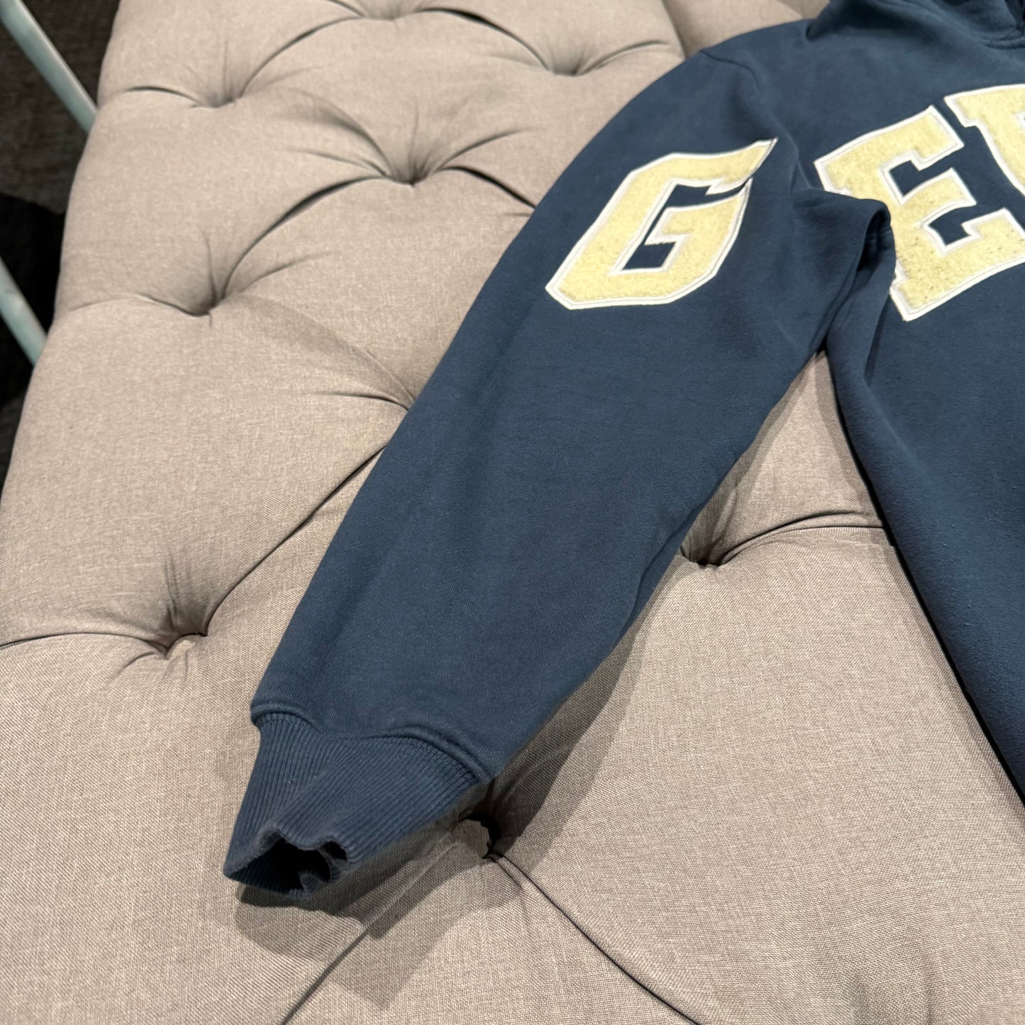Geedup Team Logo Hoodie 'Blue Cream' (Second hand)