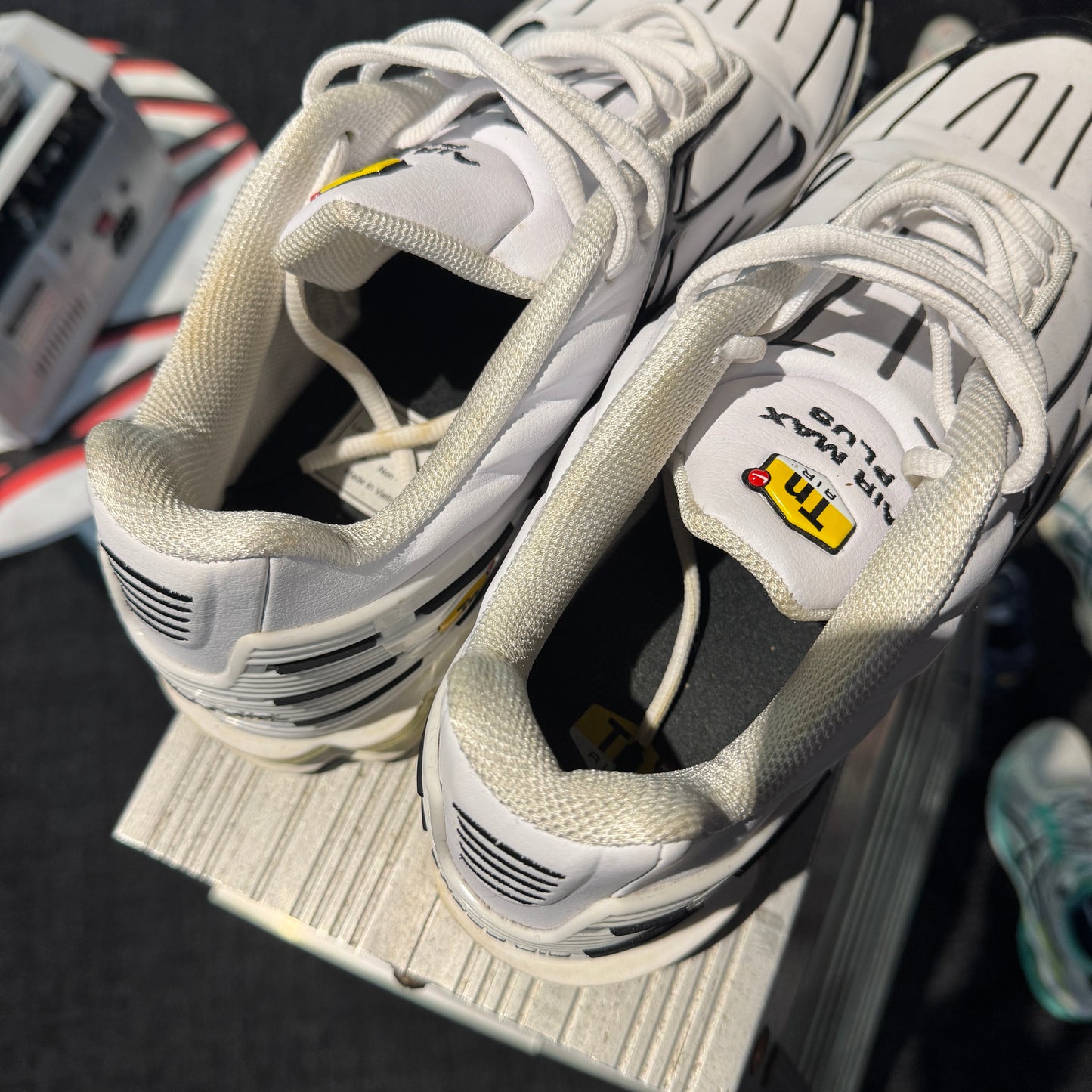 Nike Air Max Plus 'TN3' Leather White Black (Second hand)