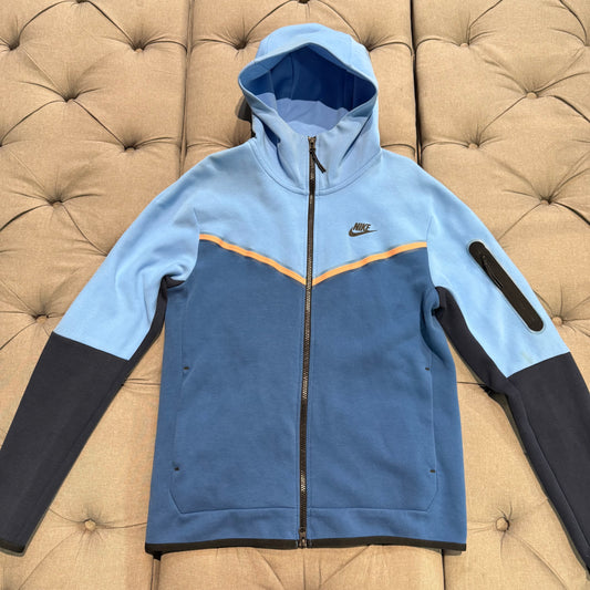 Nike Tech Fleece Jacket 'Blue Navy Peach' (Second hand)