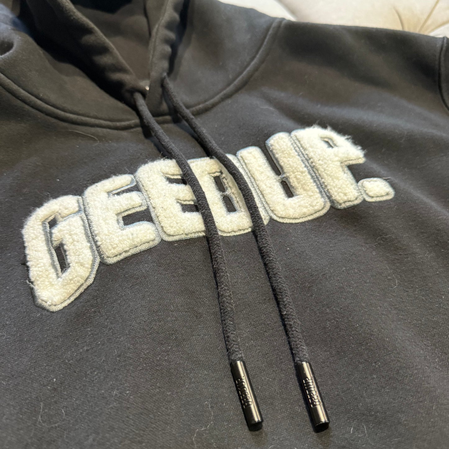 Geedup Play For Keeps Hoodie 'Black White' (Second hand)