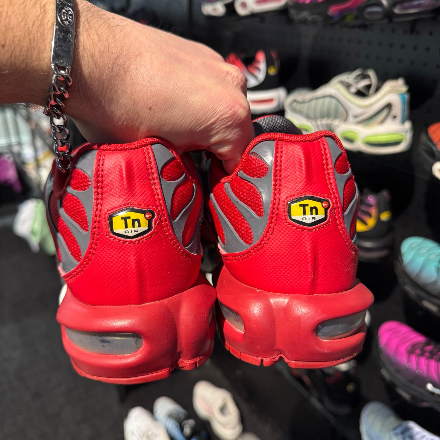 Nike Air Max Plus 'TN' University Red Pure Platinum (Second hand)