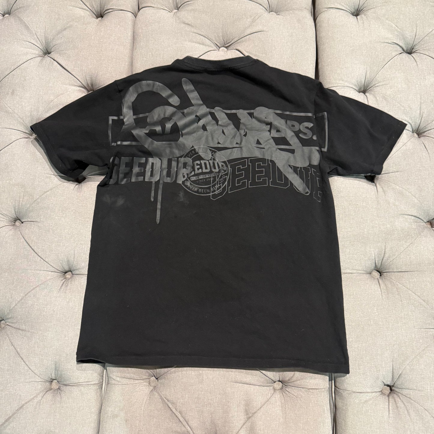 Geedup Multi Back Logo T-shirt 'Blackout' (Second hand)