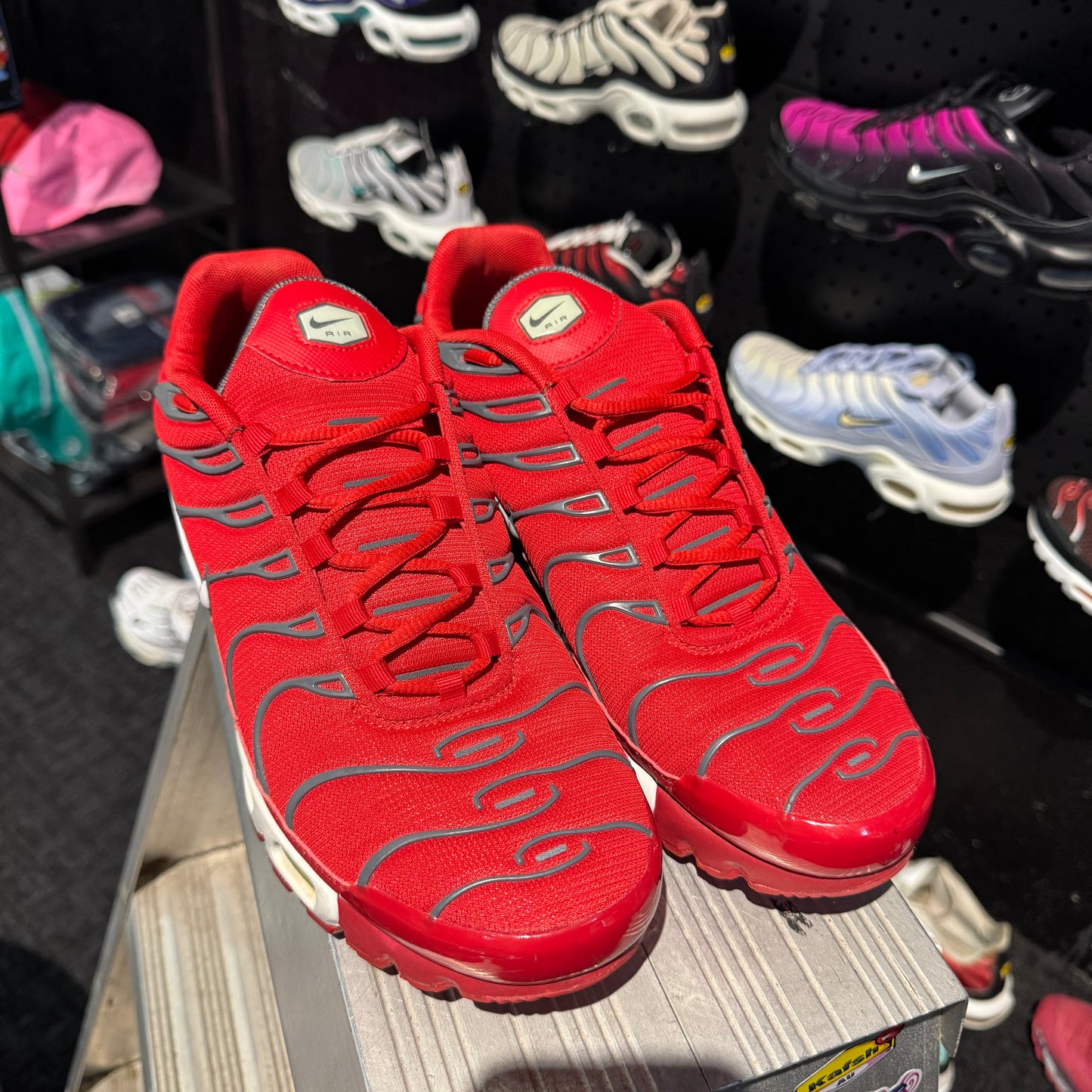 Nike Air Max Plus 'TN' University Red Pure Platinum (Second hand)