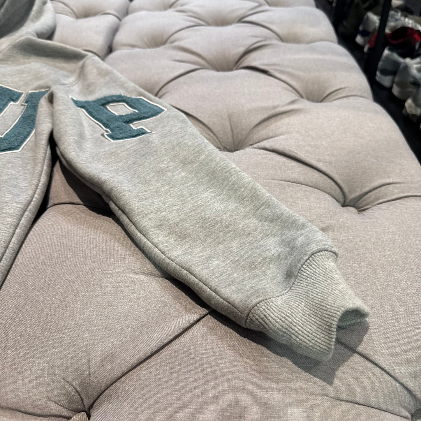 Geedup Team Logo Hoodie 'Grey Teal' (Second hand)