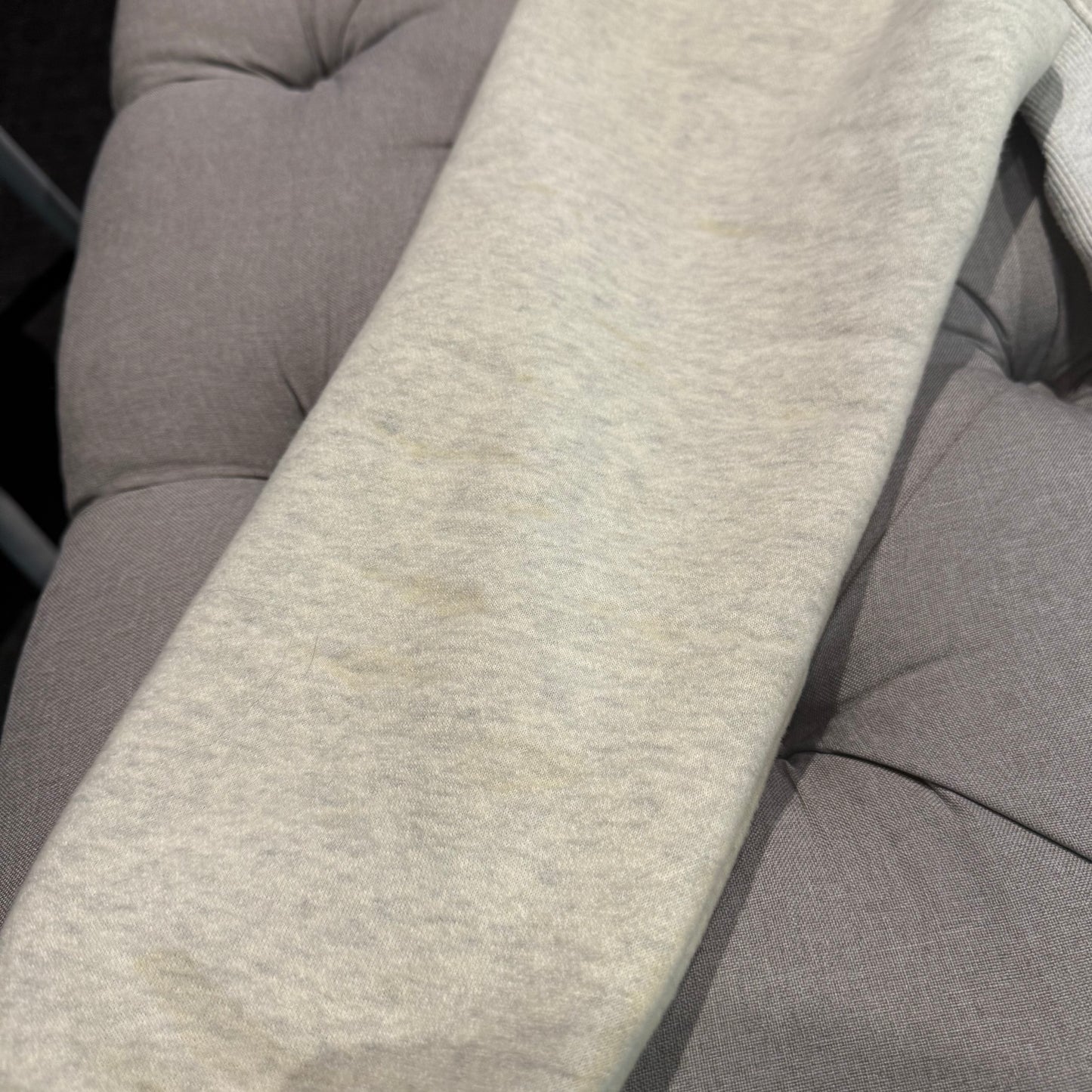 Geedup Play For Keeps Hoodie 'Off White/Marle Grey' (Second hand)
