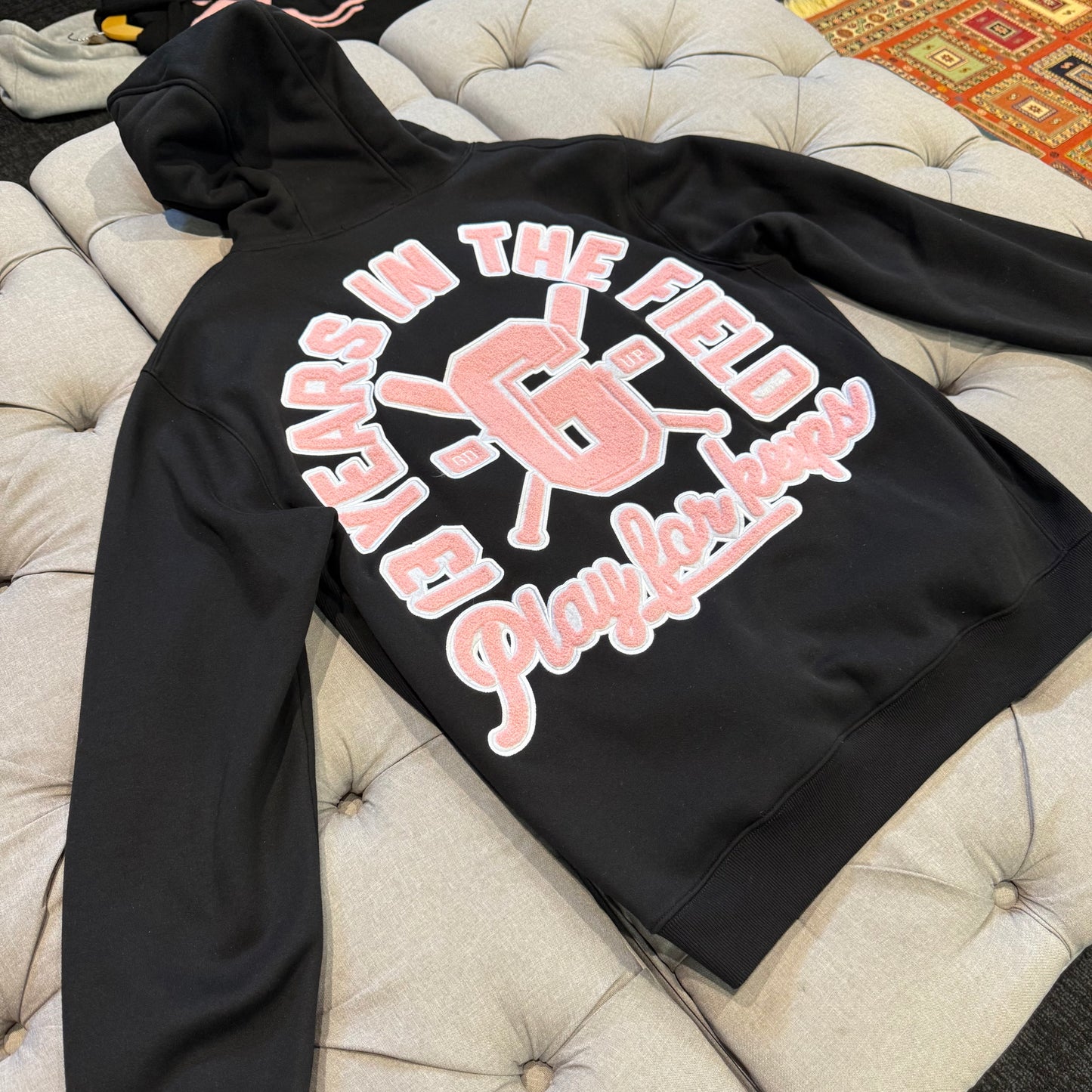 Geedup 13 Years Play For Keeps Hoodie 'Black Pink' (Second hand)