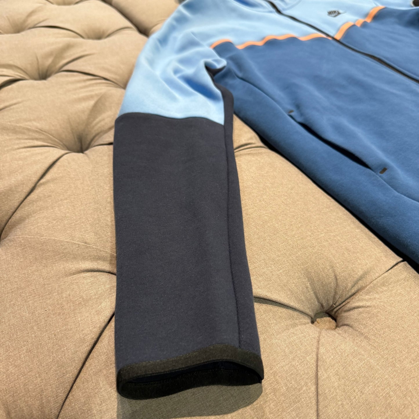 Nike Tech Fleece Jacket 'Blue Navy Peach' (Second hand)