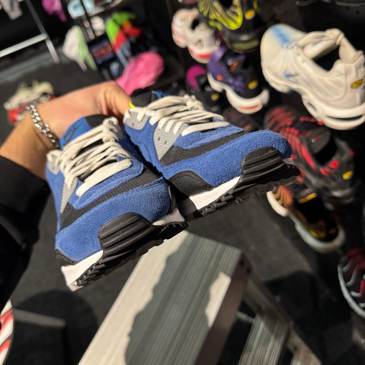 Nike Air Max 90 'Atlantic Blue Volt' (Second hand)