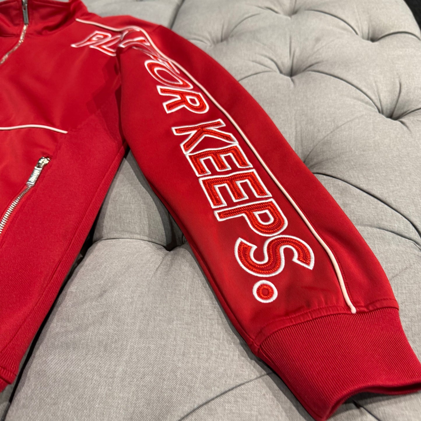 Geedup Play For Keeps Quarter Zip 'Red' (Second hand)