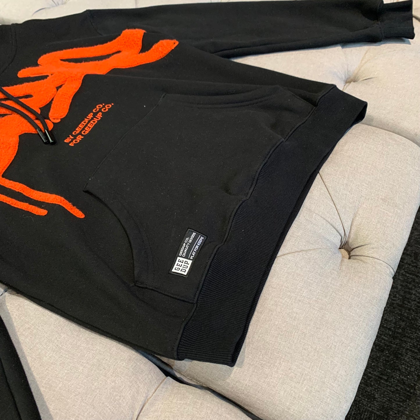 Geedup Handstyle Hoodie ‘Burnt Orange’ (Second hand)