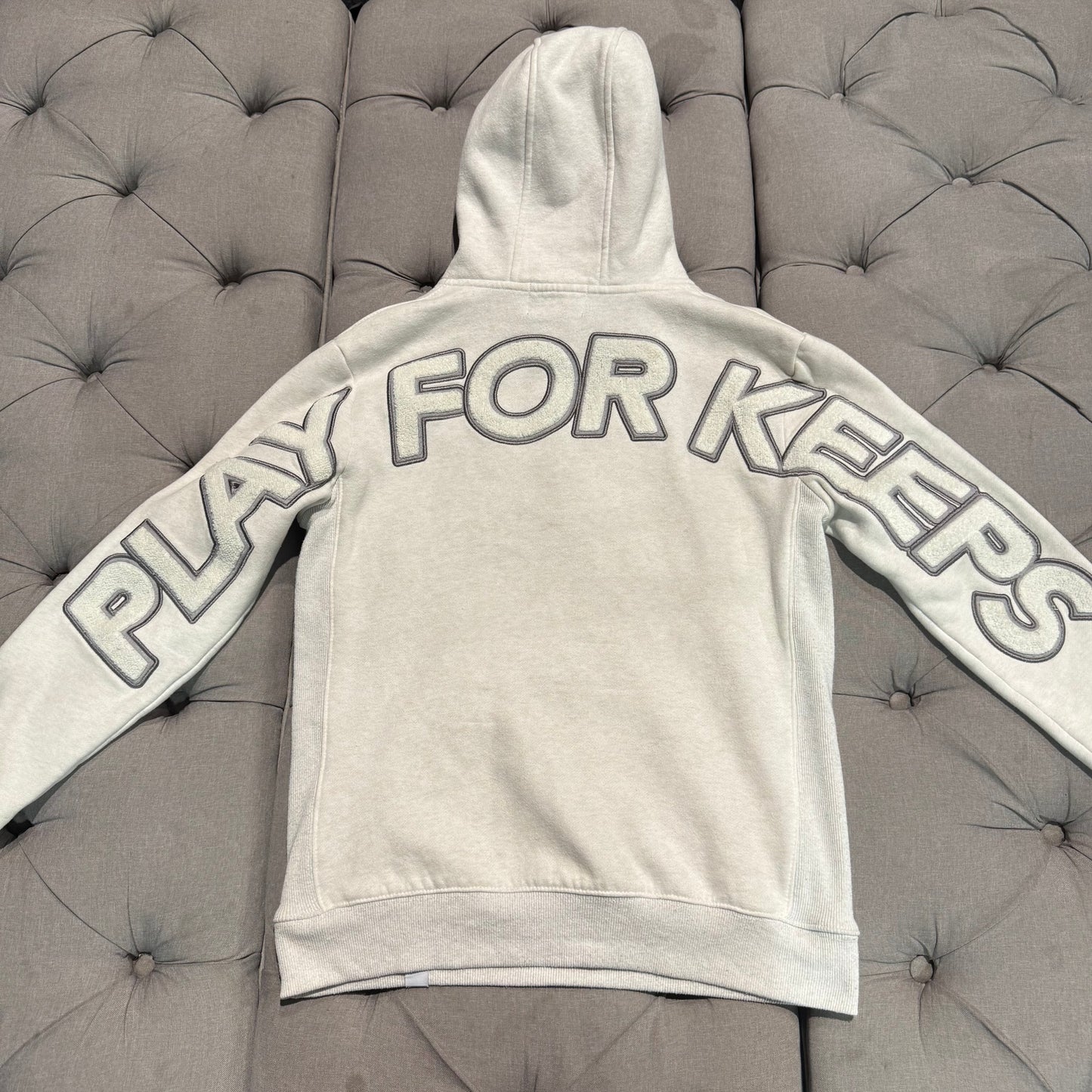 Geedup Play For Keeps Hoodie 'Marle White' (Second hand)