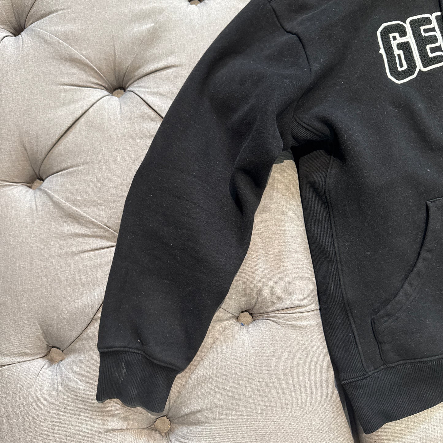 Geedup Play For Keeps Hoodie 'Black Black White' (Second hand)