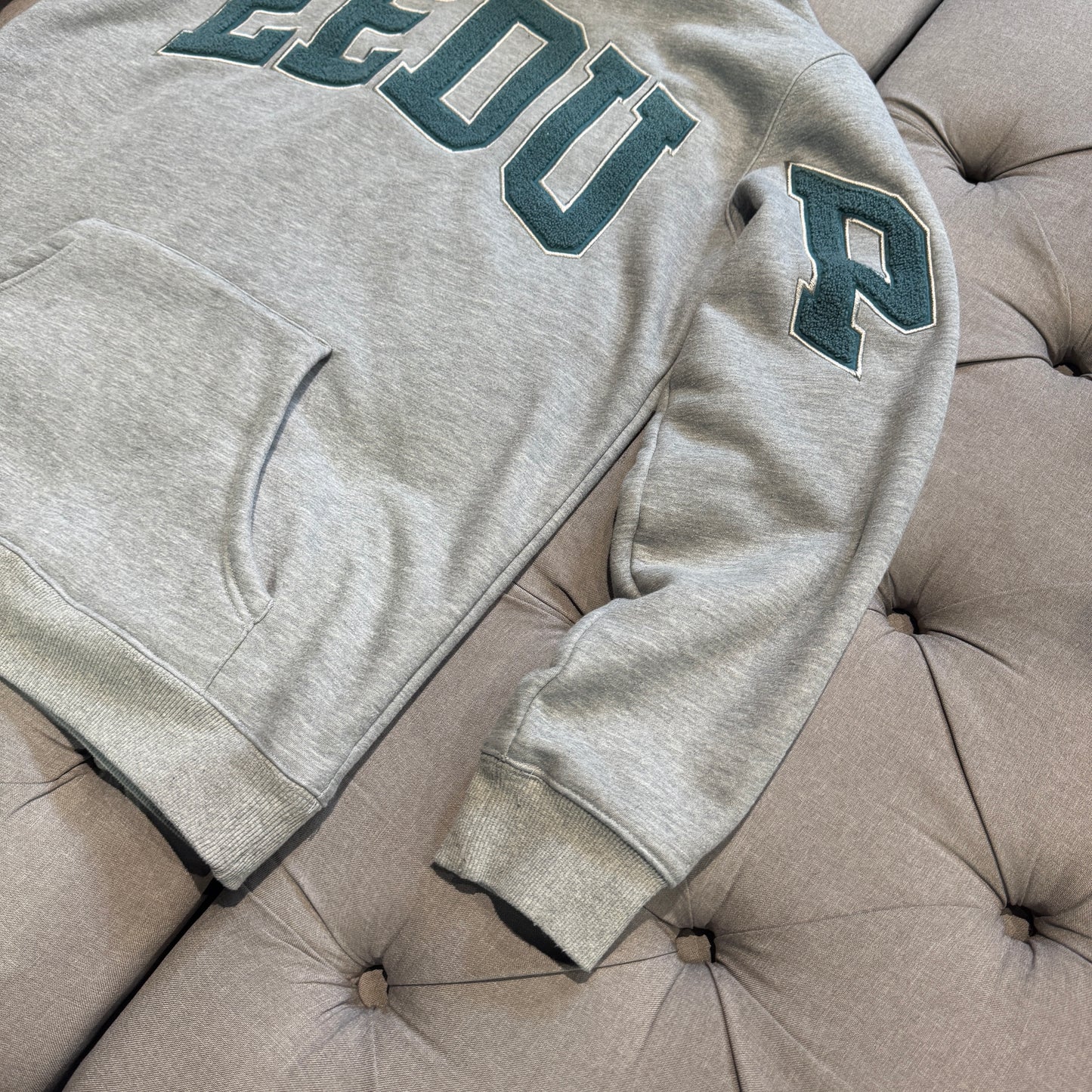 Geedup Team Logo Hoodie 'Grey Teal' (Second hand)