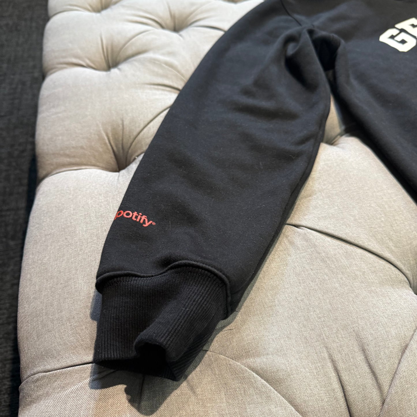 Geedup X Spotify A1 Headie One RV Abra Cadabra Hoodie 'Black Red' (Second hand)