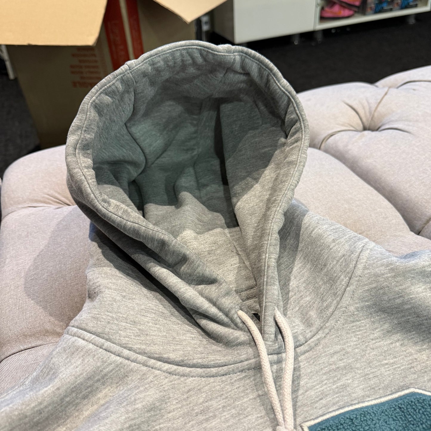 Geedup Team Logo Hoodie 'Grey Teal' (Second hand)
