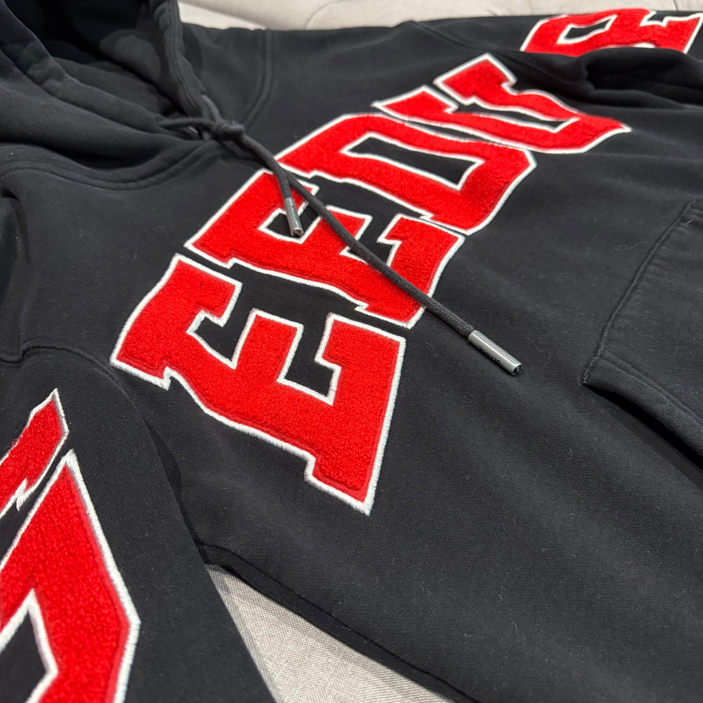 Geedup Team Logo Hoodie 'Black Red' (Second hand)