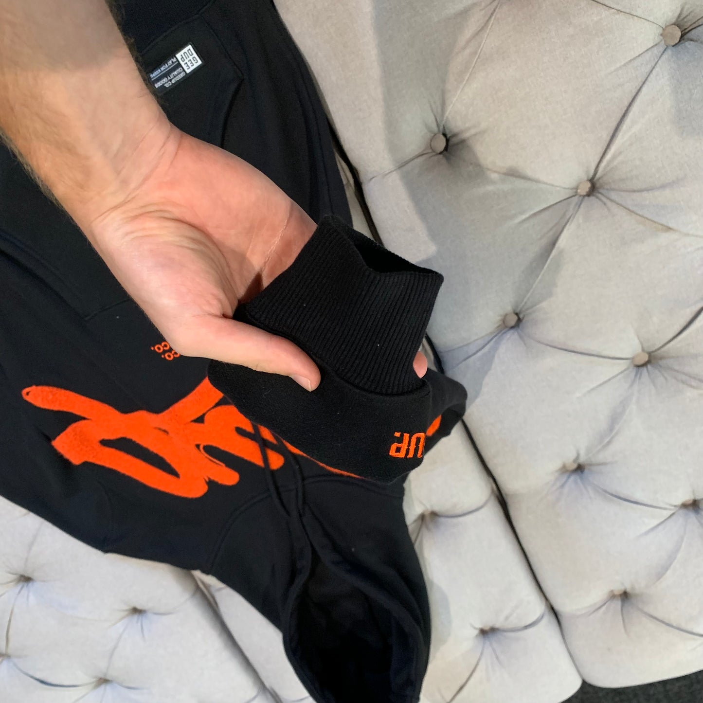 Geedup Handstyle Hoodie ‘Burnt Orange’ (Second hand)