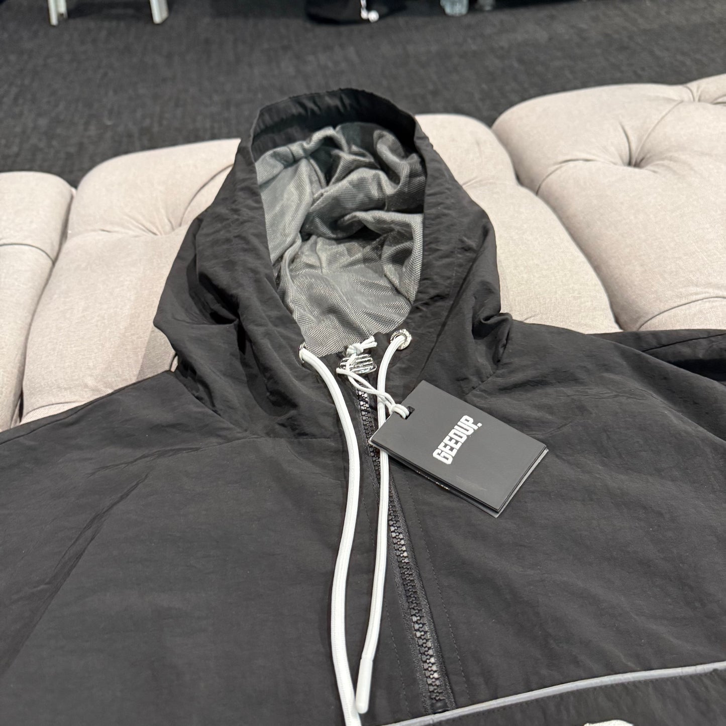 Geedup Sportsman Quarter Zip 'Anorack Black Grey' (Second hand)
