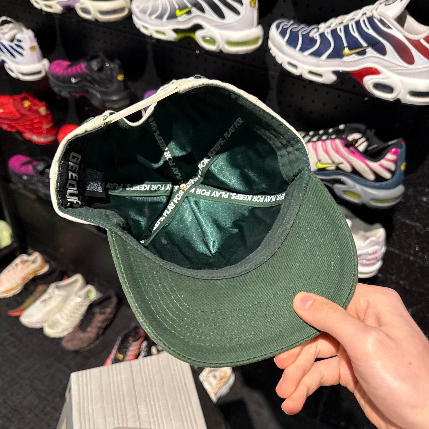 Geedup PFK Cap 'Green White' (Second hand)