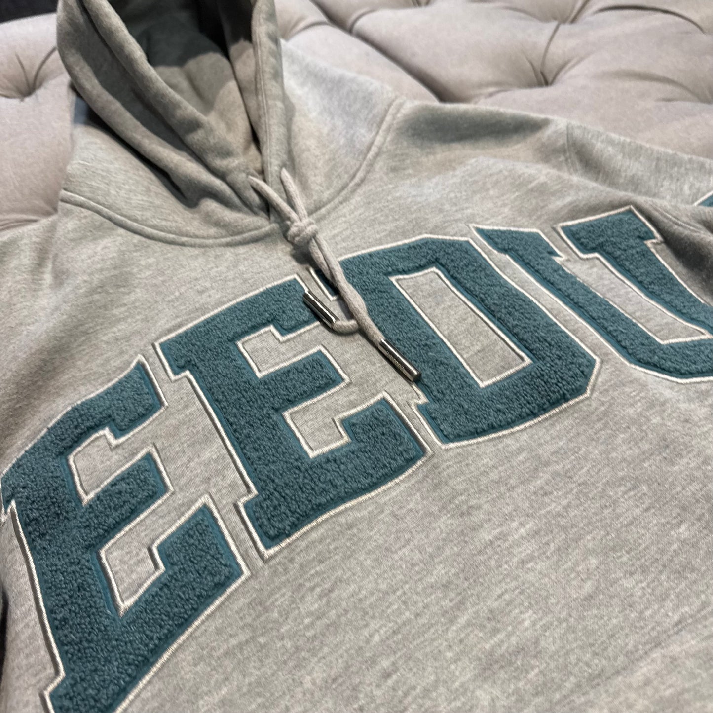 Geedup Team Logo Hoodie 'Grey Teal' (Second hand)