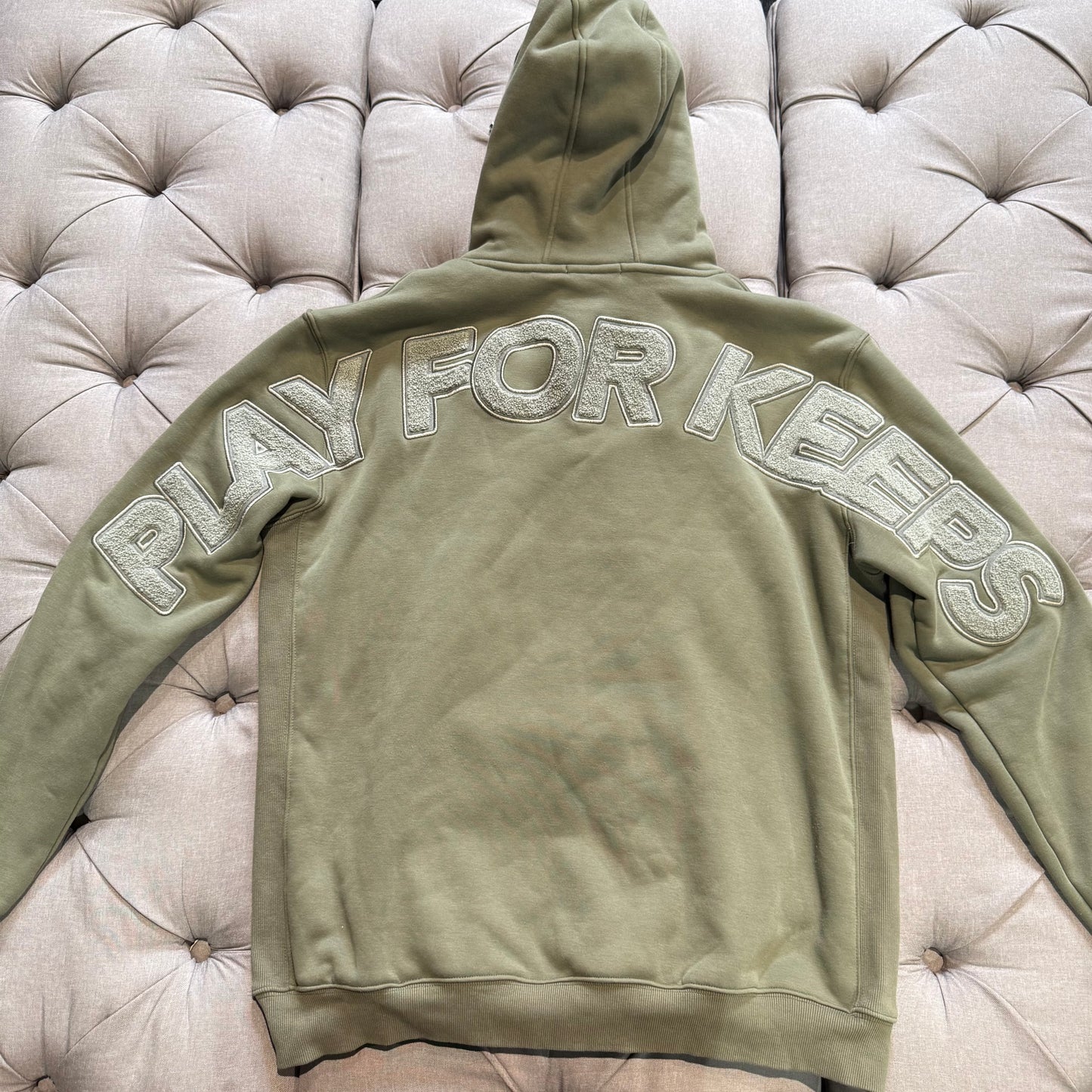 Geedup Play For Keeps Hoodie 'Olive' (Second hand)