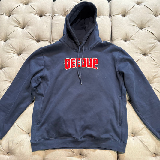 Geedup 13 Years In The Field Hoodie 'Navy Red' (Second hand)