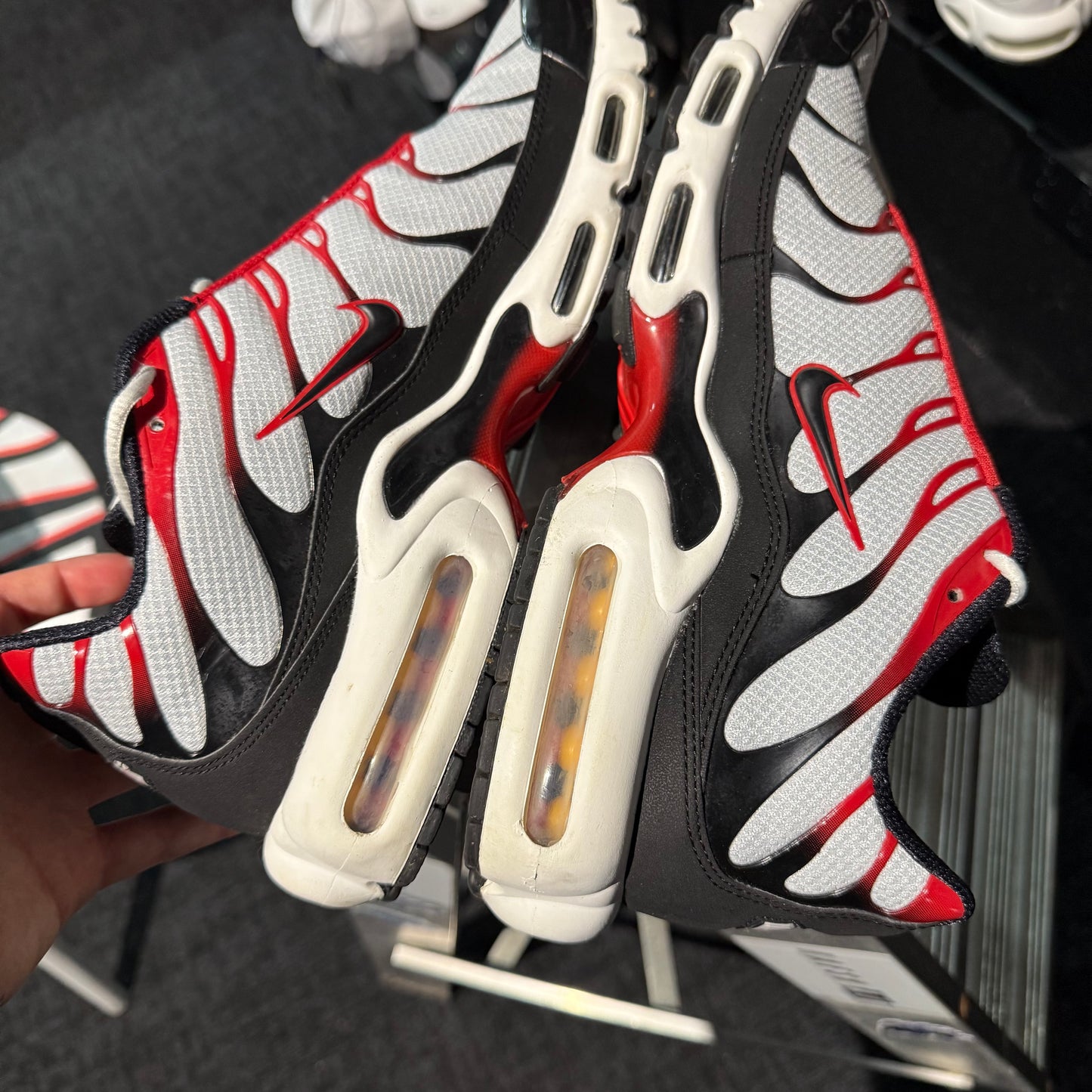Nike Air Max Plus 'TN' Pure Platinum University Red (Second hand)