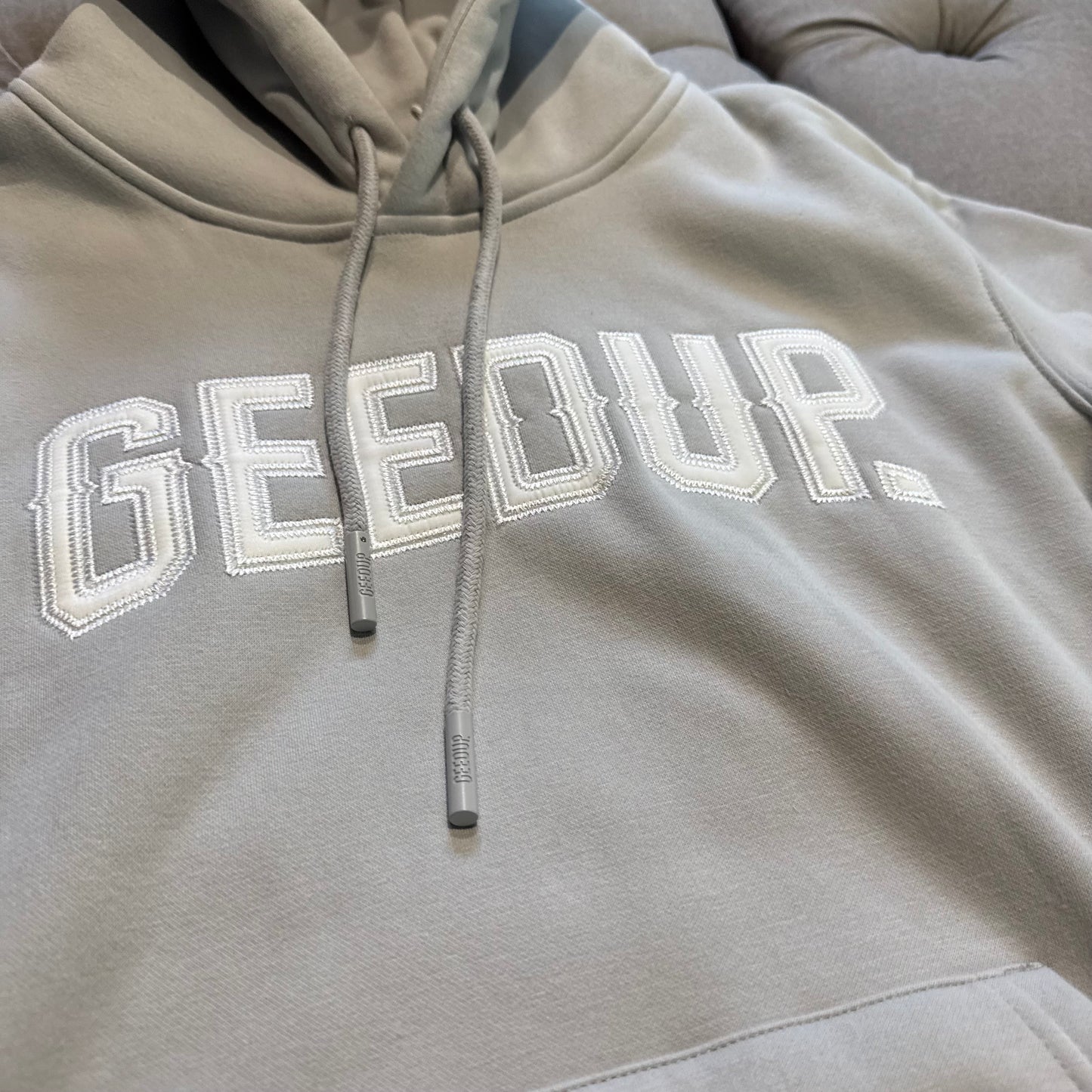 Geedup Cities Hoodie 'Grey White' (Brand New)