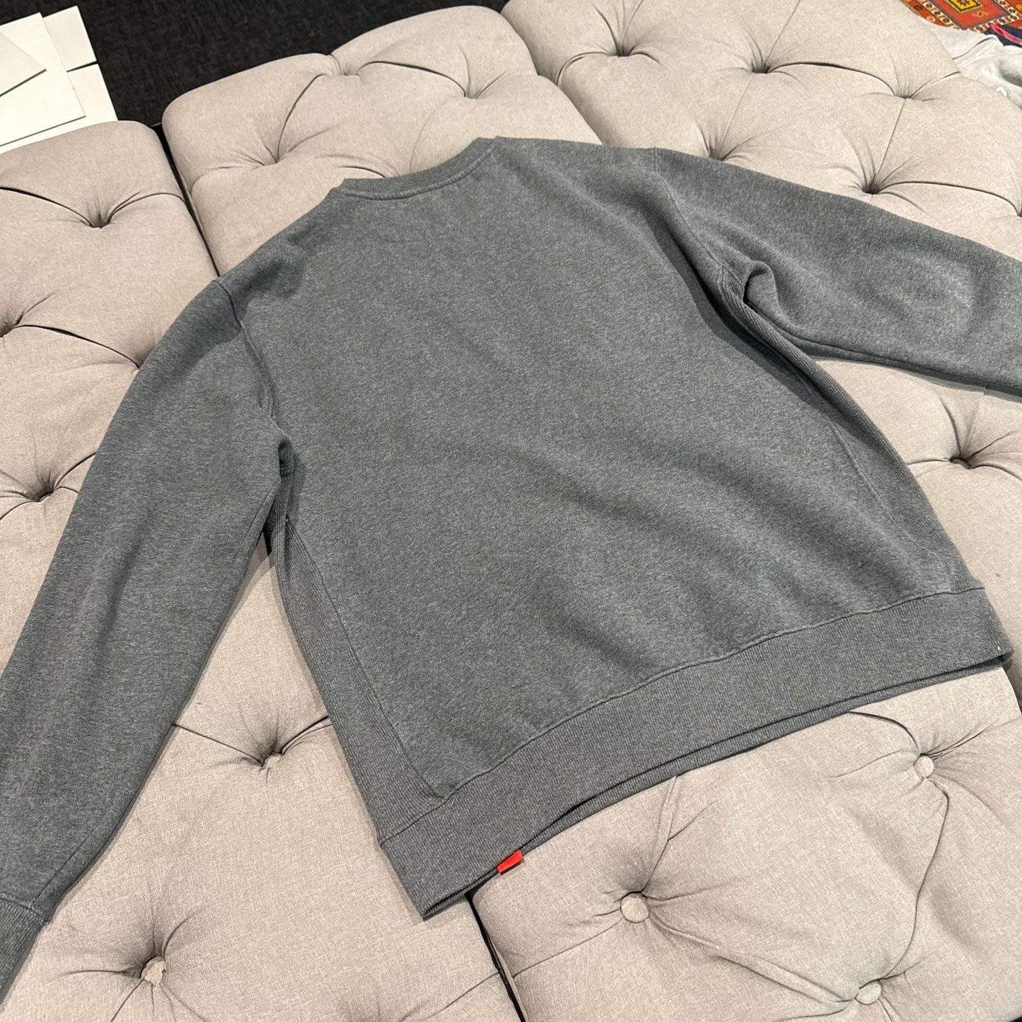 Geedup Embossed Logo PFK Crewneck 'Grey' (Second hand)