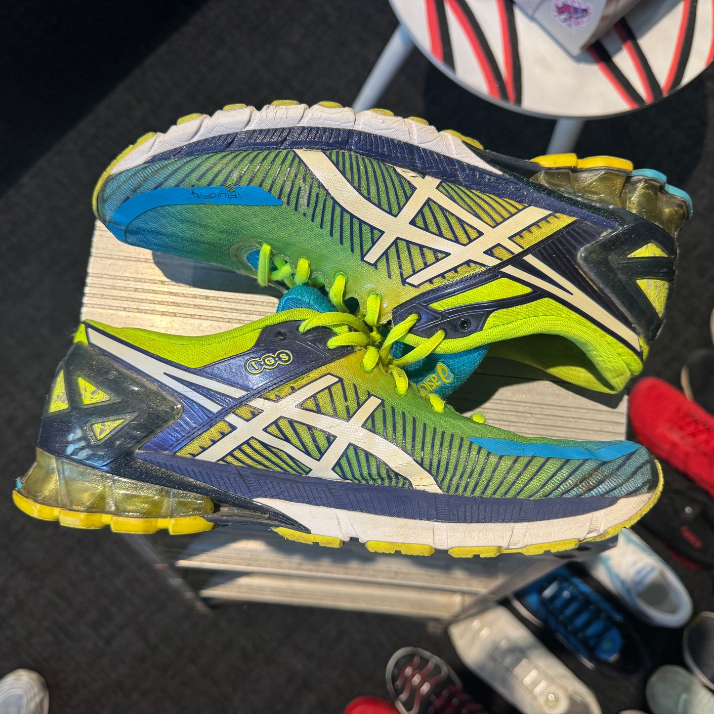 Asics Gel Kinsei 6 'Flash Yellow Blue Green' 2017 (Second hand)