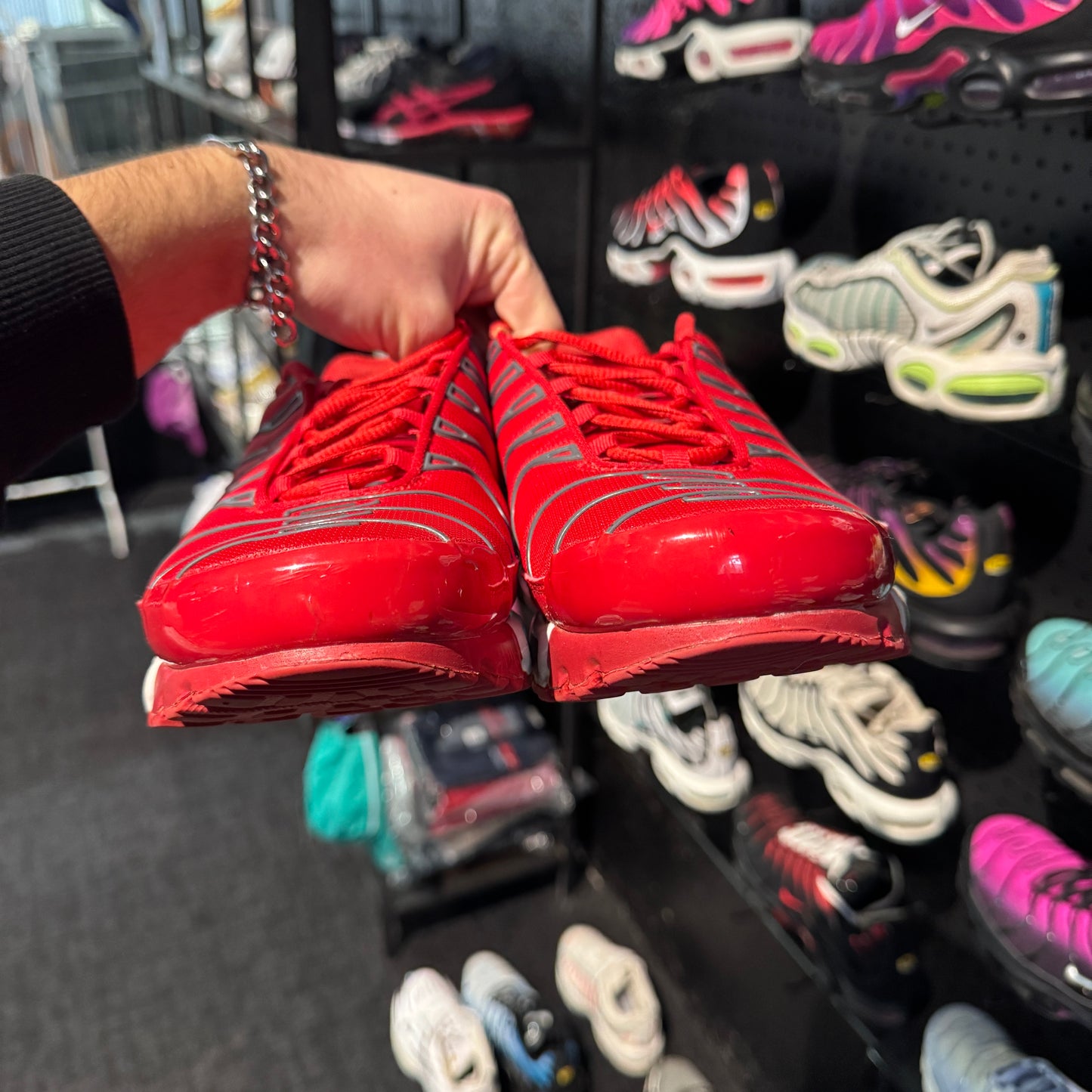 Nike Air Max Plus 'TN' University Red Pure Platinum (Second hand)