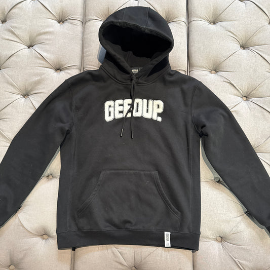 Geedup Play For Keeps Hoodie 'Black White' (Second hand)