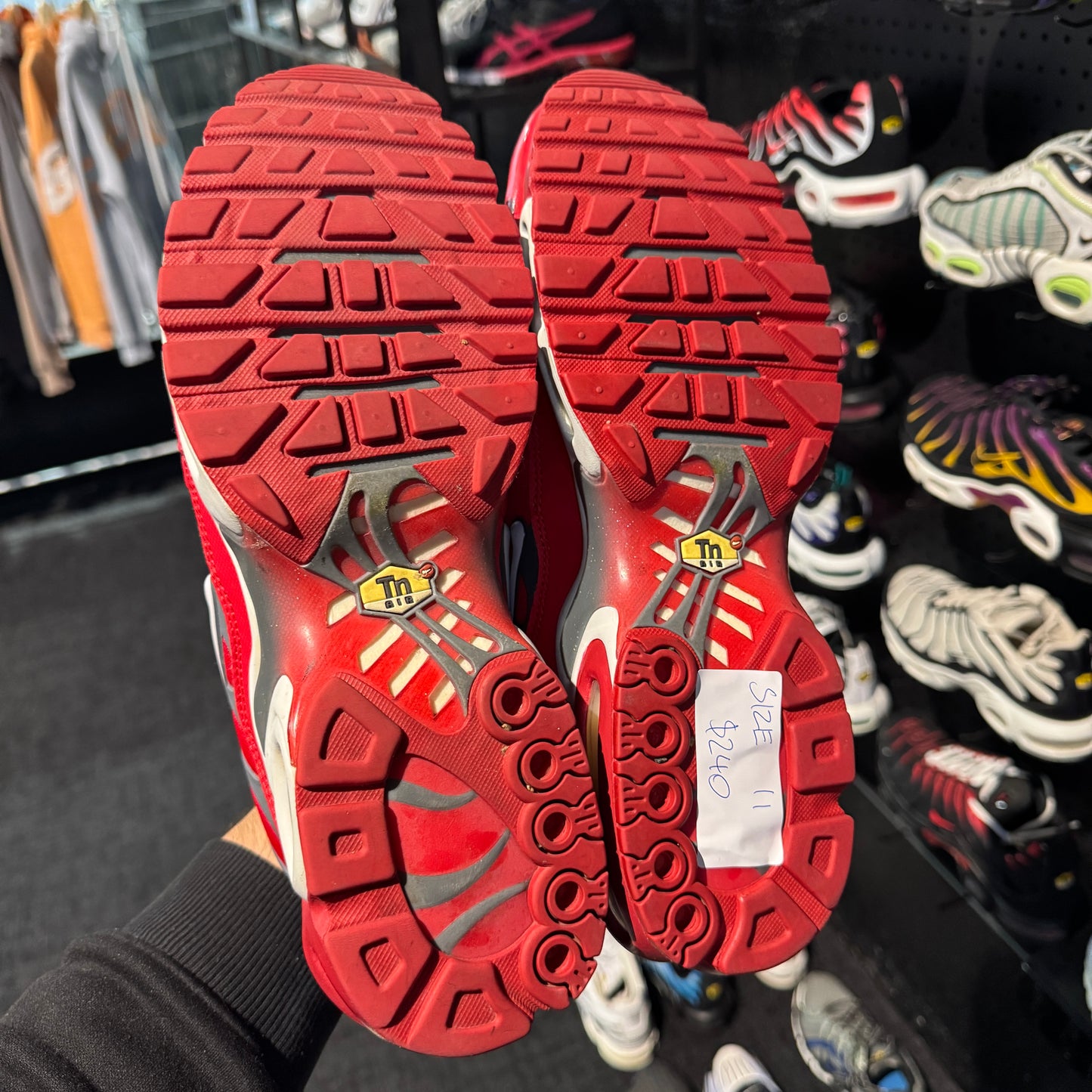 Nike Air Max Plus 'TN' University Red Pure Platinum (Second hand)