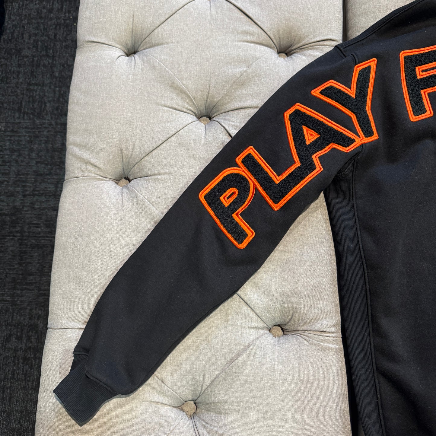 Geedup Play For Keeps Hoodie 'Black Orange' (Second hand)