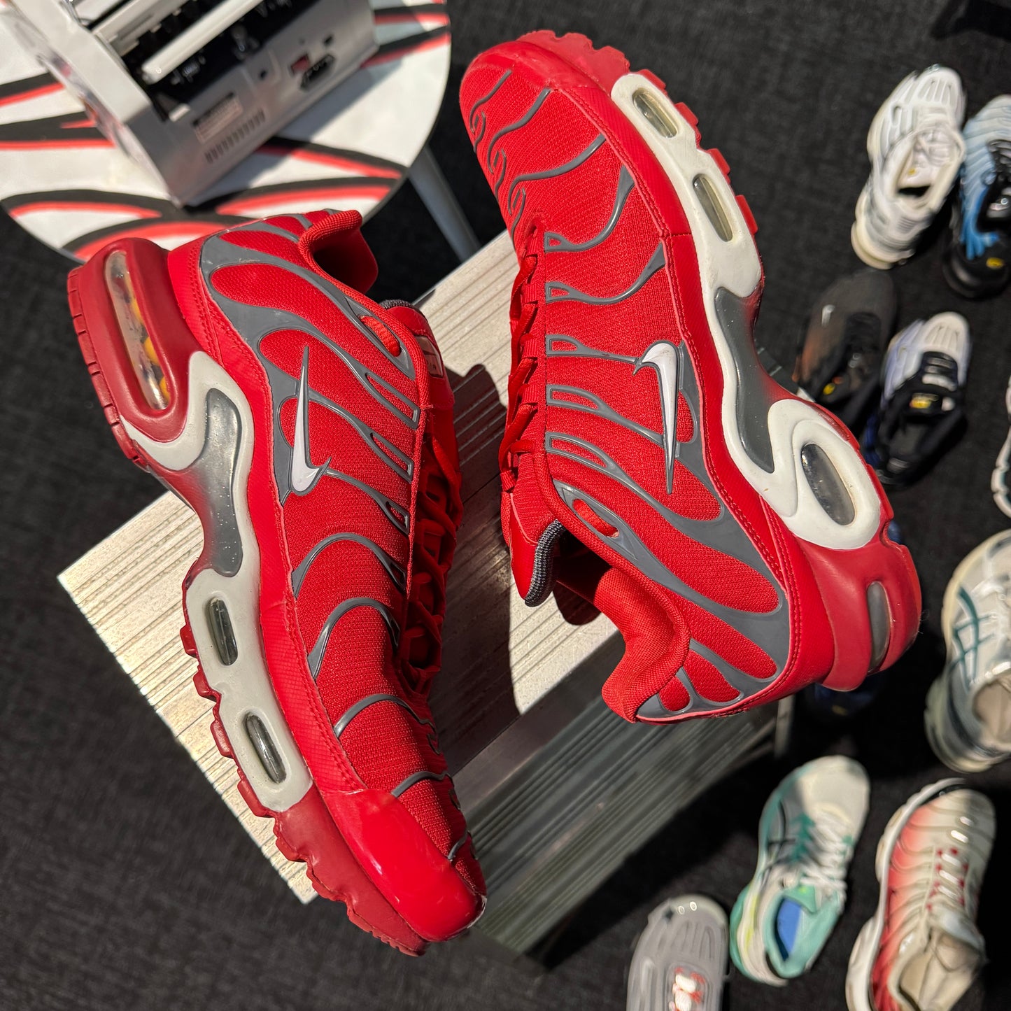 Nike Air Max Plus 'TN' University Red Pure Platinum (Second hand)