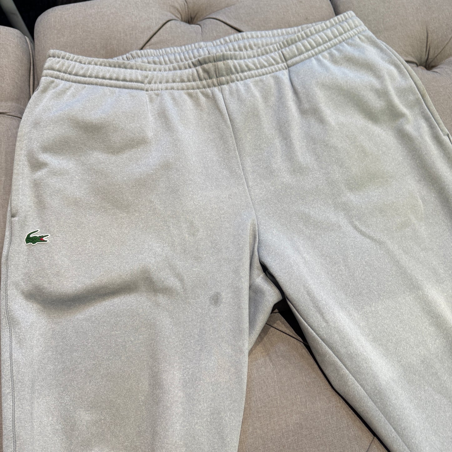 Lacoste Sport Reflective Logo Track Pants 'Grey' (Second hand)