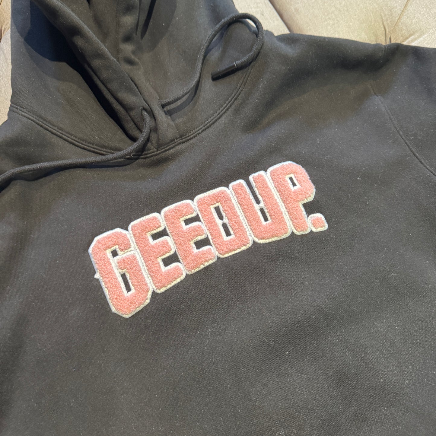 Geedup 13 Years In The Field Hoodie 'Black Pink' (Second hand)