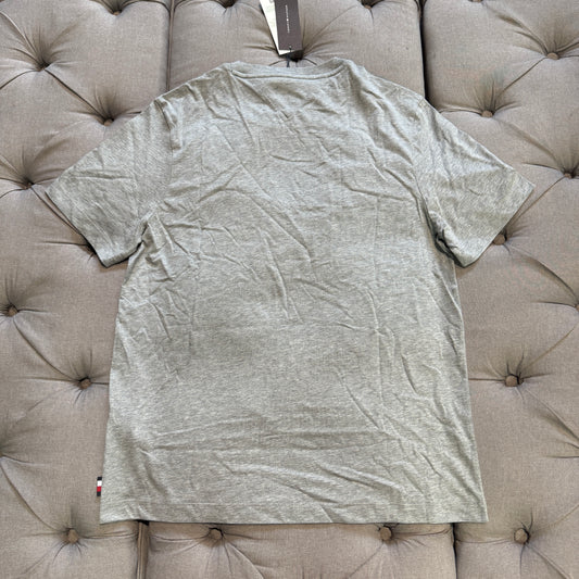 Tommy Hilfiger Regular Fit Arch Logo T-shirt 'Grey Navy White'