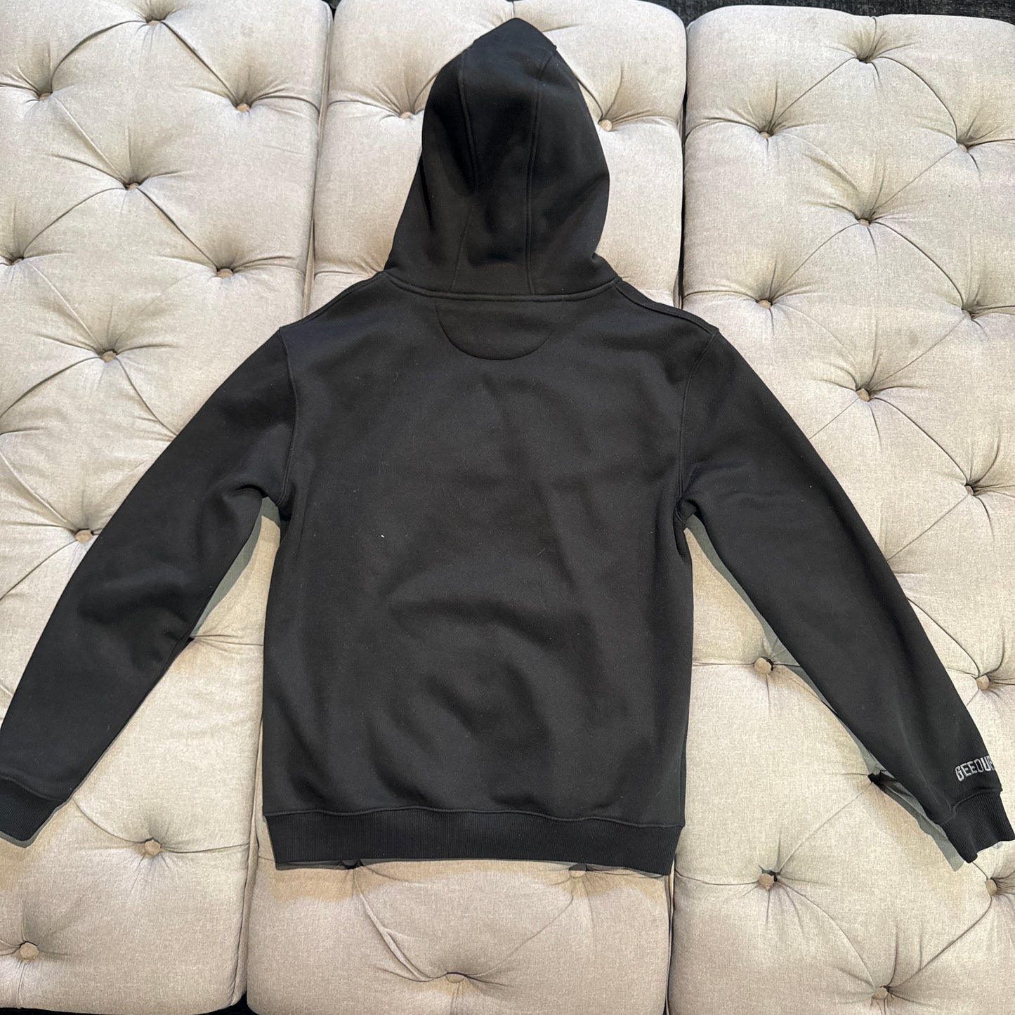 Geedup Handstyle Hoodie 'Black Grey' (Second hand)