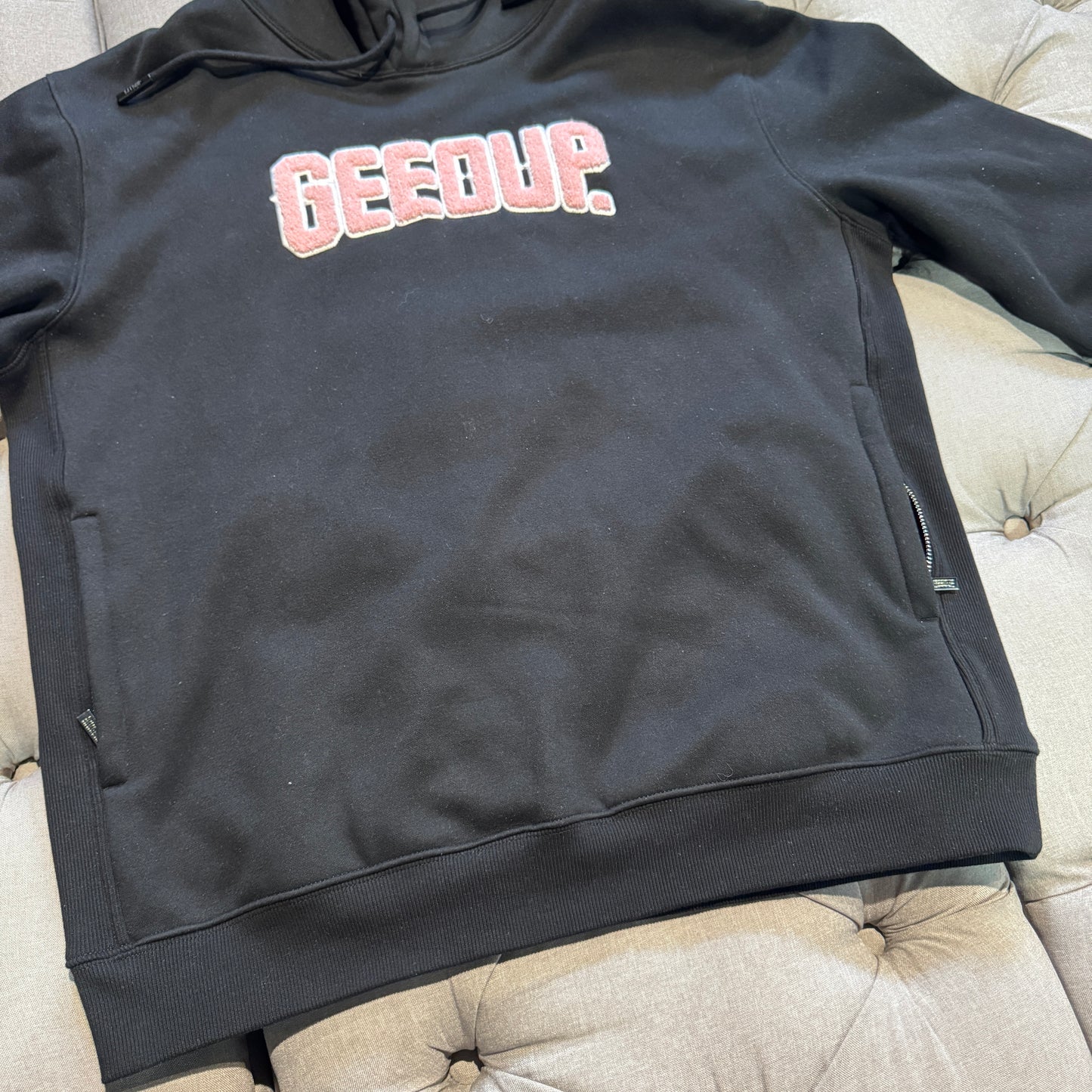 Geedup 13 Years In The Field Hoodie 'Black Pink' (Second hand)