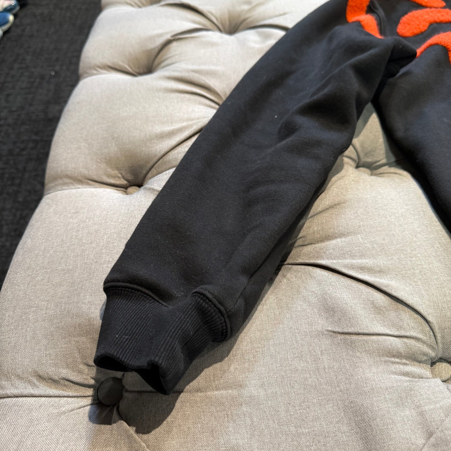 Geedup Handstyle Hoodie 'Black Burnt Orange' (Second hand)