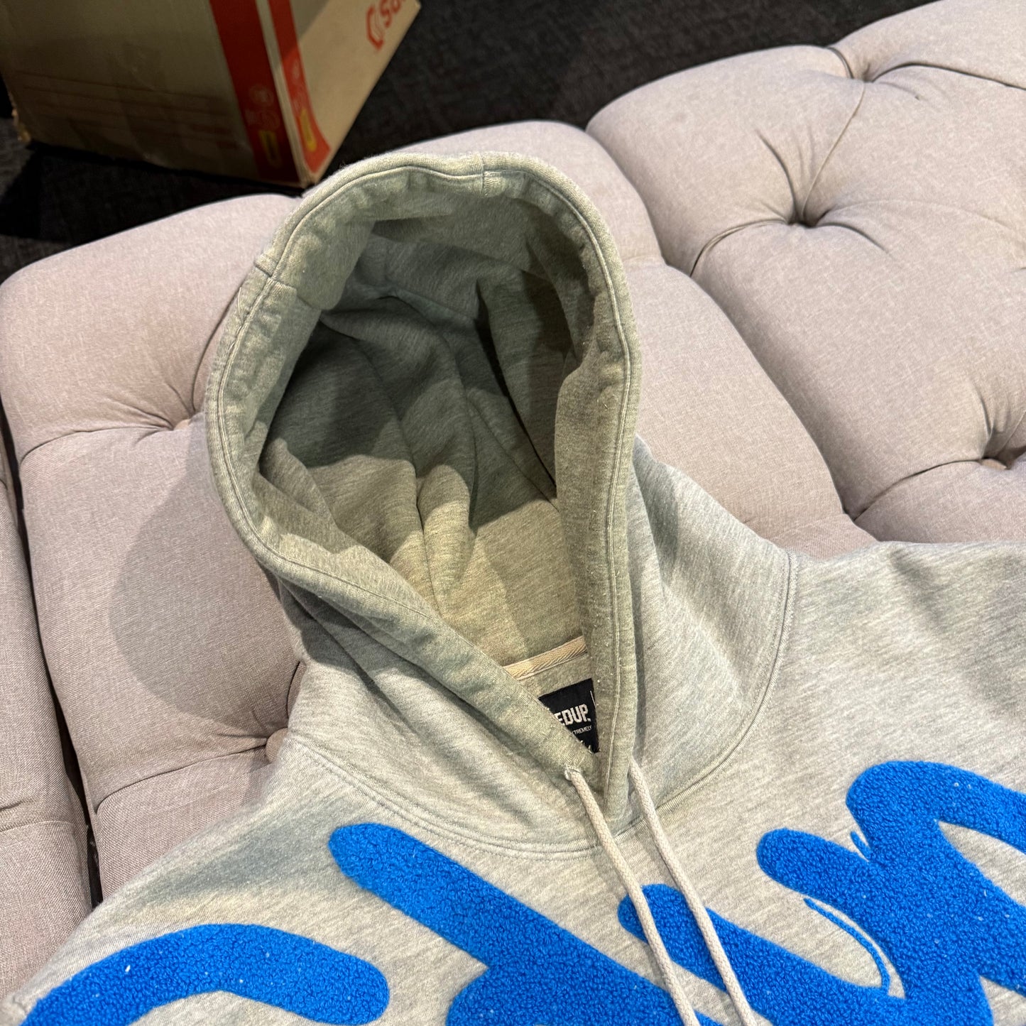 Geedup Handstyle Hoodie 'Grey Blue' (Second hand)