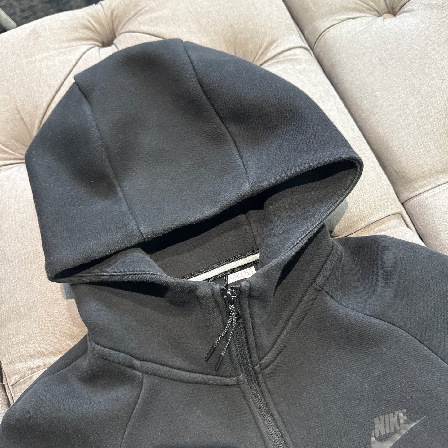 Nike Tech Fleece Jacket 'Black' (Second hand)